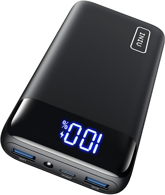 INIU Power Bank, 22,5W USB C Snel Opladen 20000mAh Kleine Powerbank, PD 3.0 + QC 4.0 Draagbare Oplad