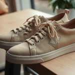 sneakers dames beige